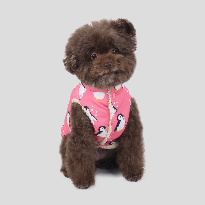 ※予約販売【CRR】Penguin Padded Vest（Pink）