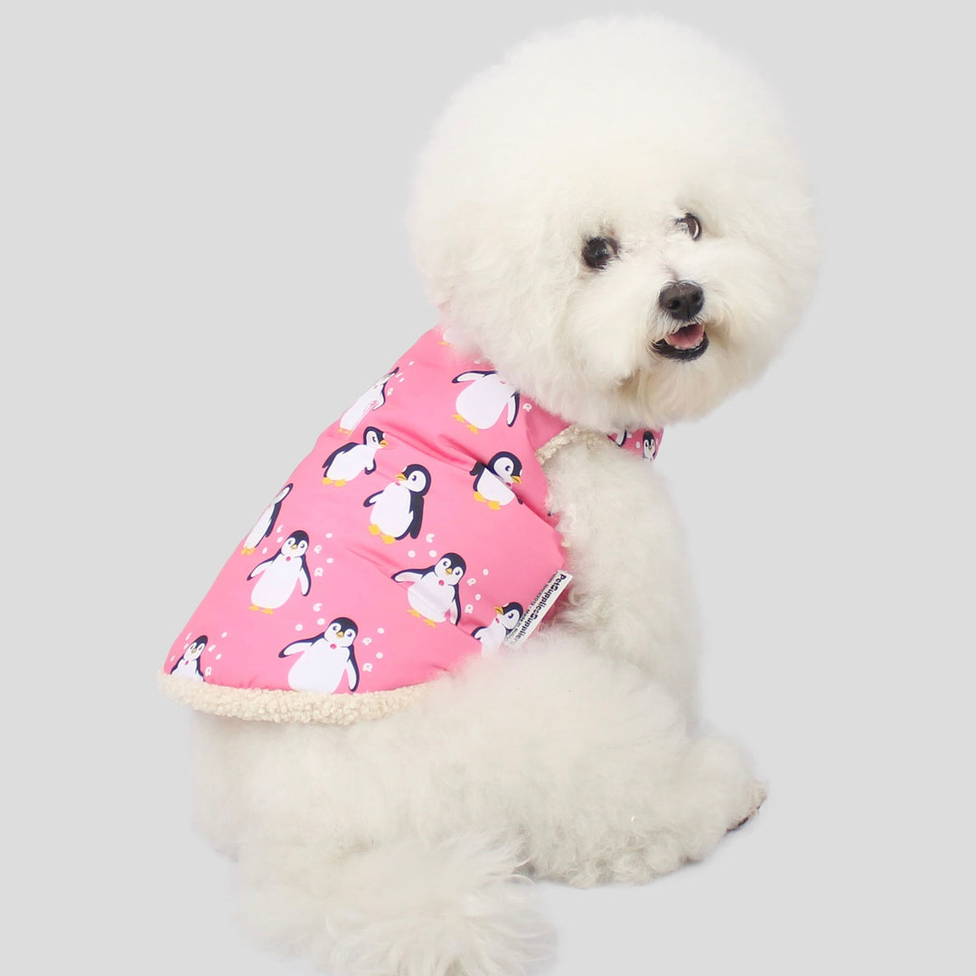 ※予約販売【CRR】Penguin Padded Vest（Pink）