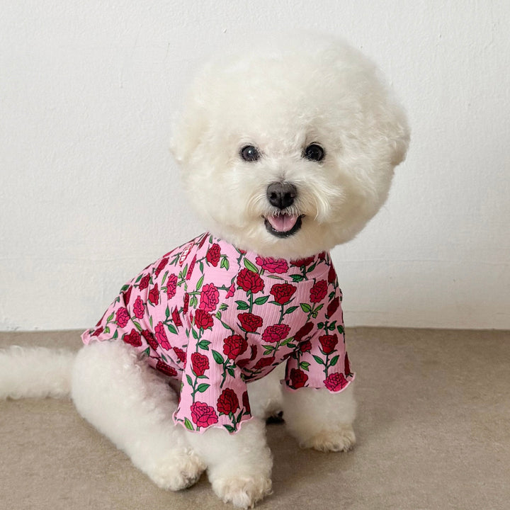 ※予約販売【CRR】Rosé Frill Half Top（Pink）