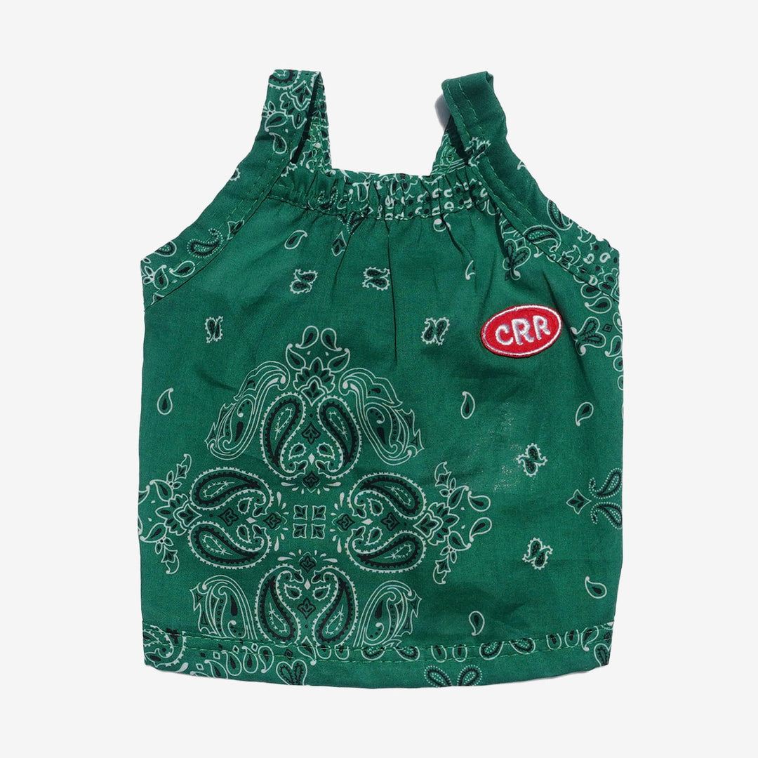 ※予約販売【CRR】Soft Paisley Strap Top（Green）