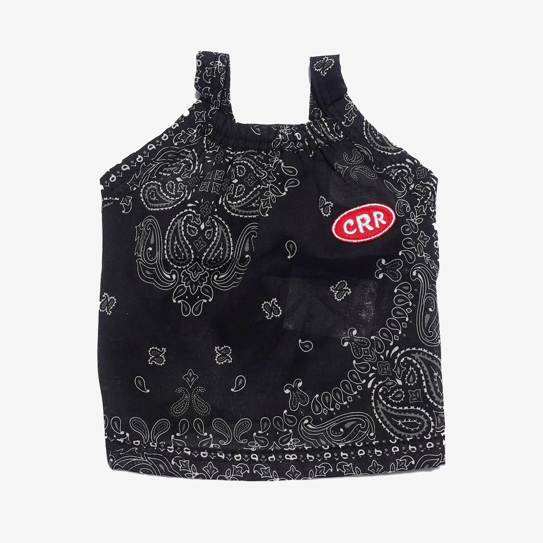 ※予約販売【CRR】Soft Paisley Strap Top（Black）