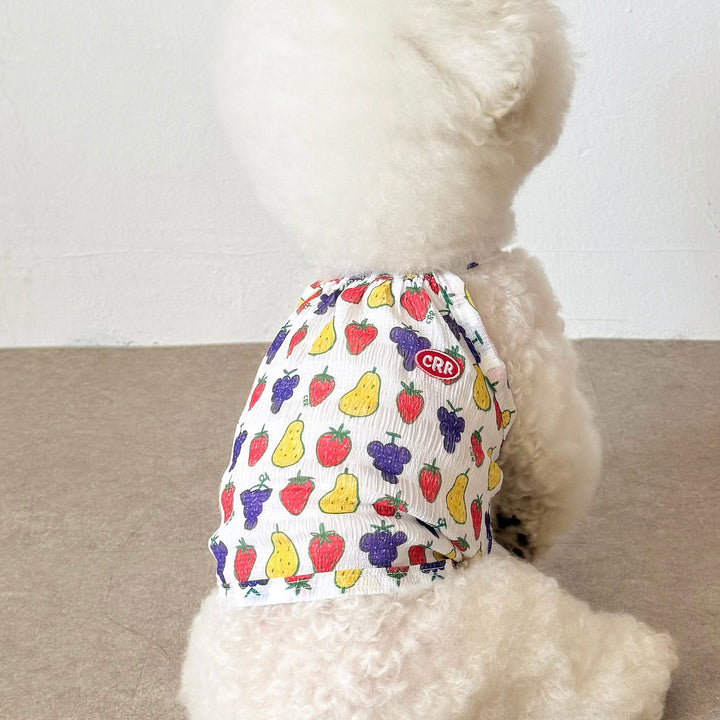 ※予約販売【CRR】Tiny Fruit Summer Strap Top