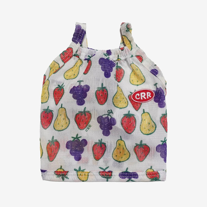 ※予約販売【CRR】Tiny Fruit Summer Strap Top