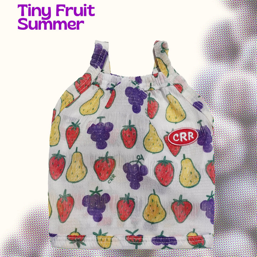 ※予約販売【CRR】Tiny Fruit Summer Strap Top