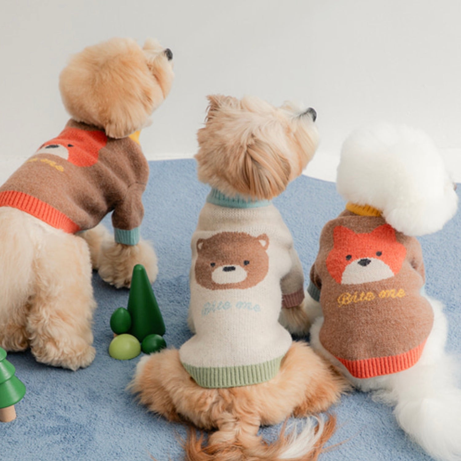 即納【BITE ME】Soft Knit T-Shirts（2colors）