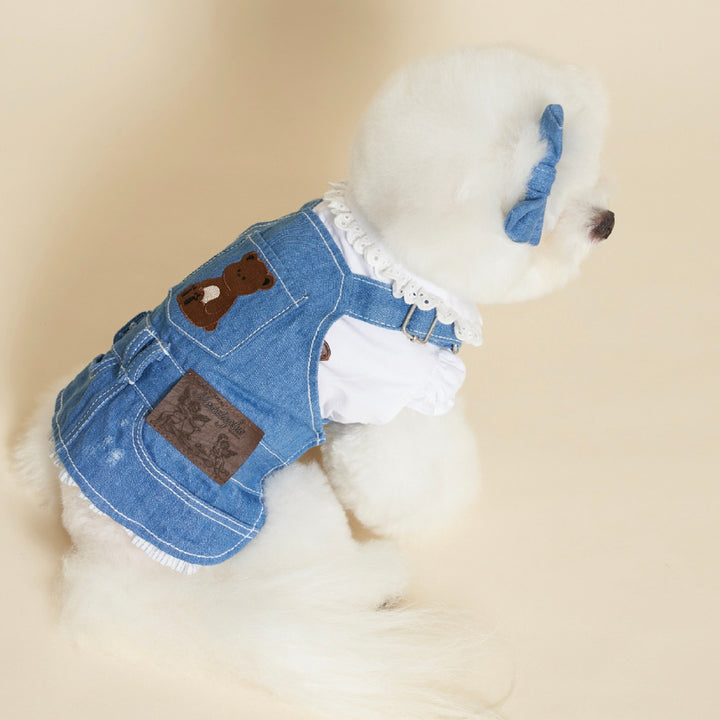 ※予約販売【meaningless】Denim Ribbon Pin