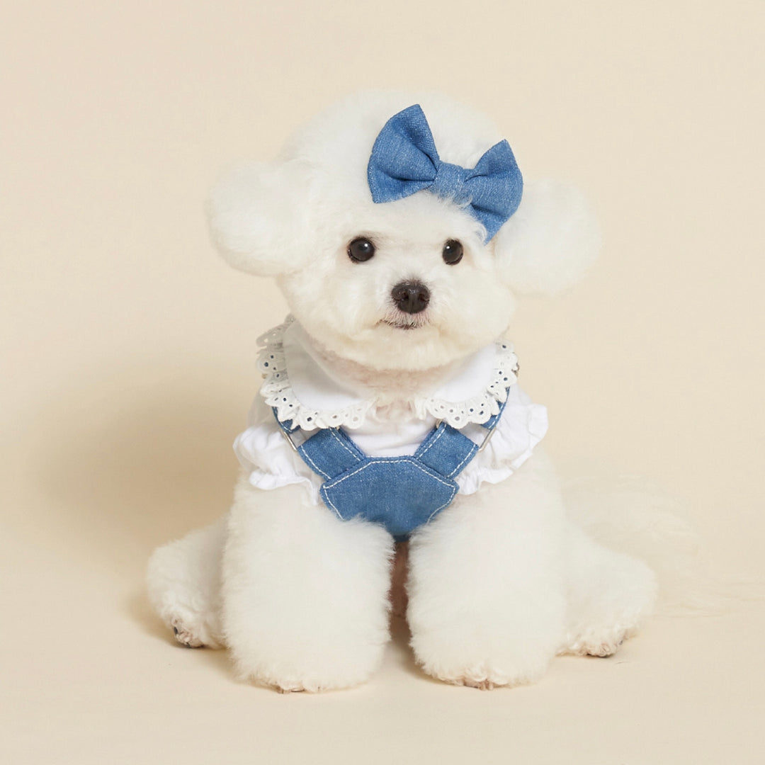 ※予約販売【meaningless】Denim Ribbon Pin