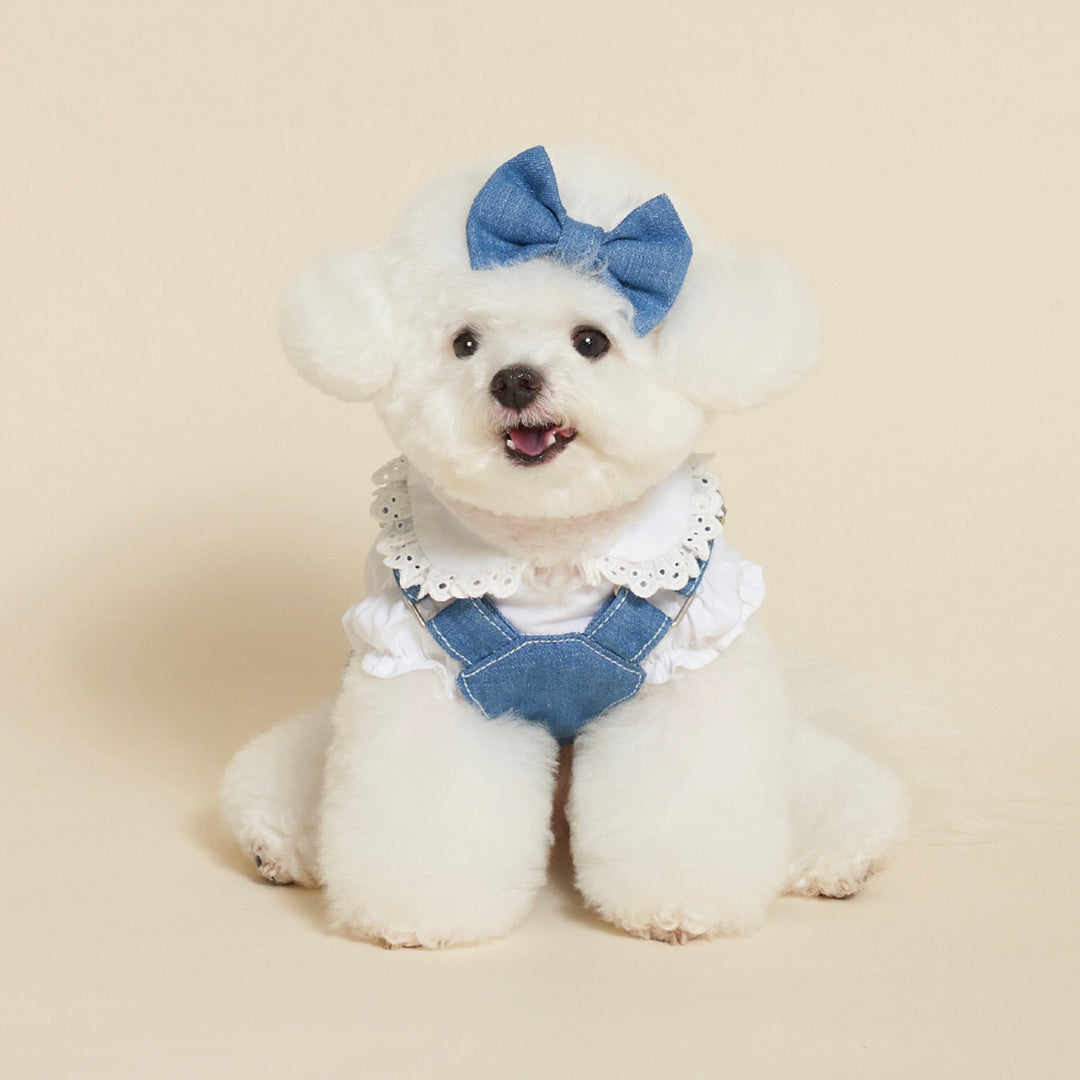 ※予約販売【meaningless】Denim Ribbon Pin