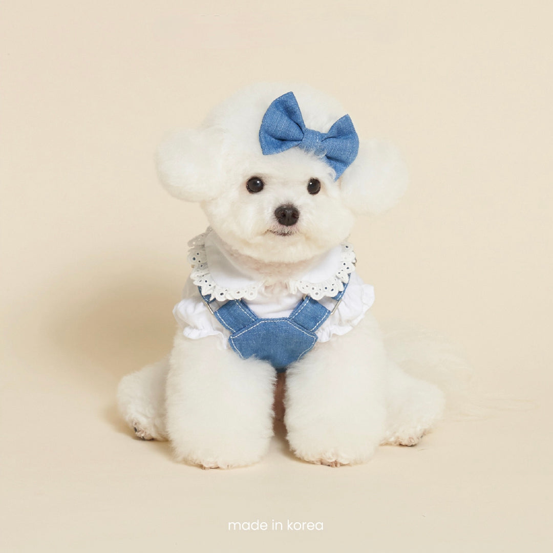 ※予約販売【meaningless】Denim Ribbon Pin