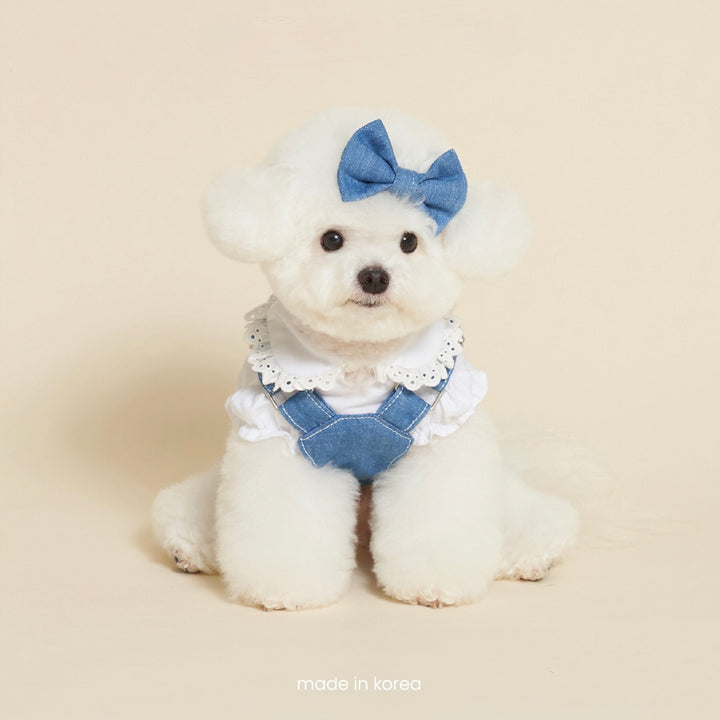 ※予約販売【meaningless】Denim Ribbon Pin