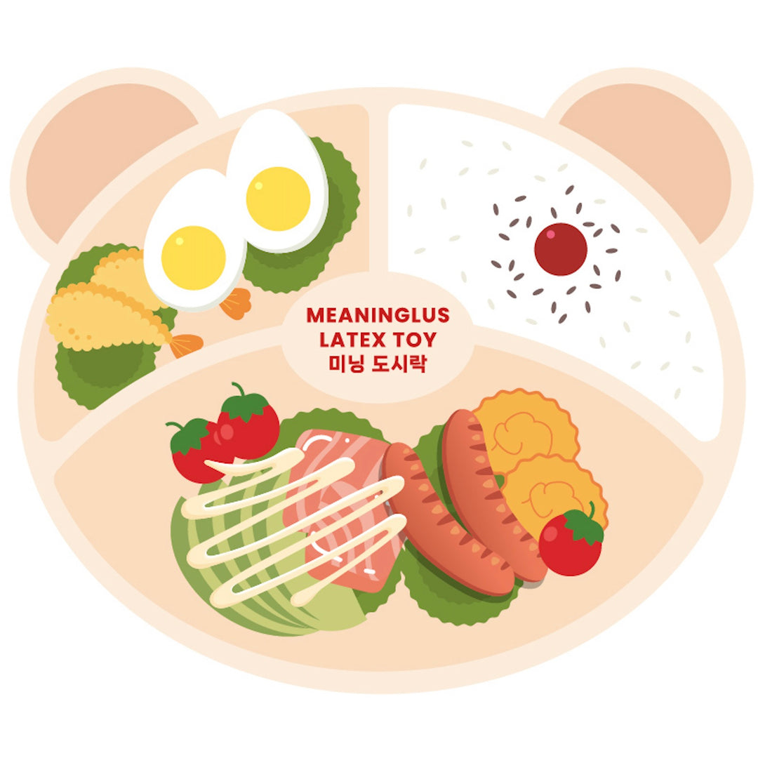 即納【meaningless】Meaning Lunch Box Latex Toy Set