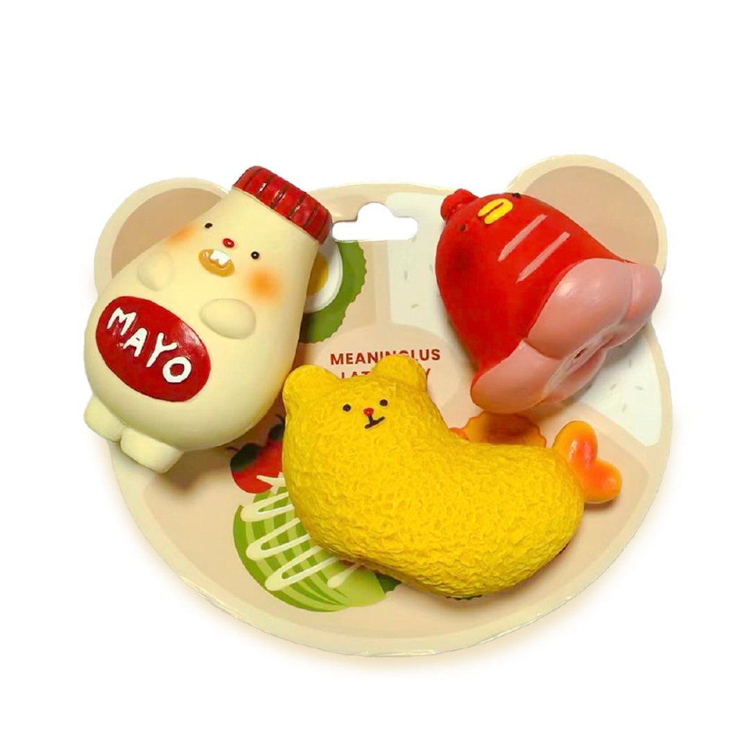 即納【meaningless】Meaning Lunch Box Latex Toy Set