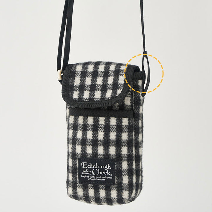 即納【iCANDOR】CASHEW NUT BAG（EDINBURGH CHECK）