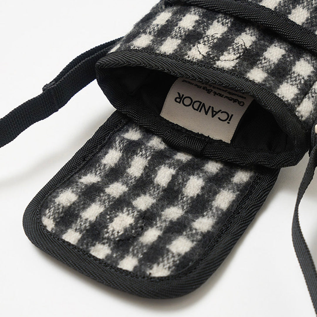 即納【iCANDOR】CASHEW NUT BAG（EDINBURGH CHECK）