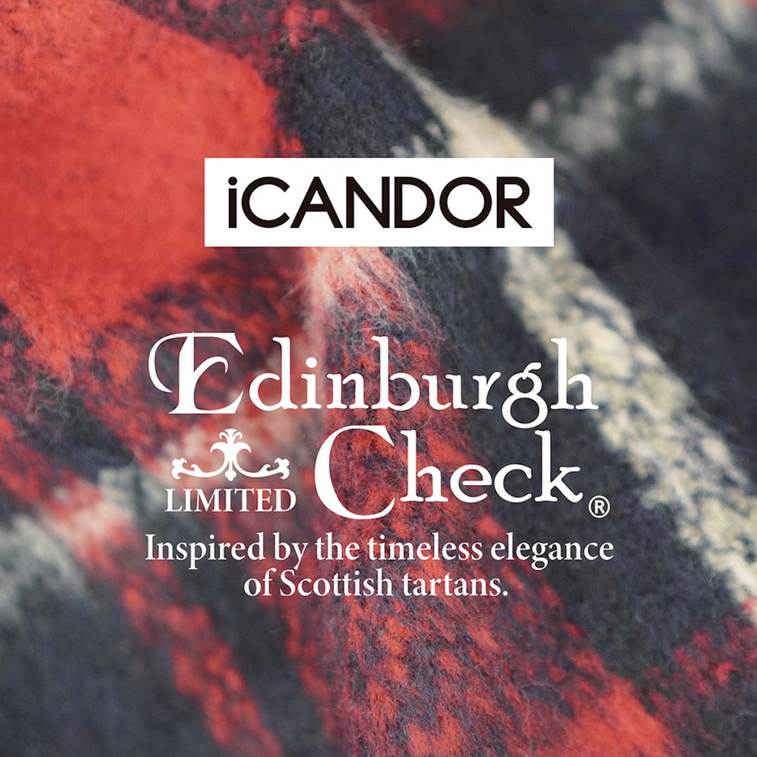 即納【iCANDOR】DUMPLING BAG（EDINBURGH CHECK）