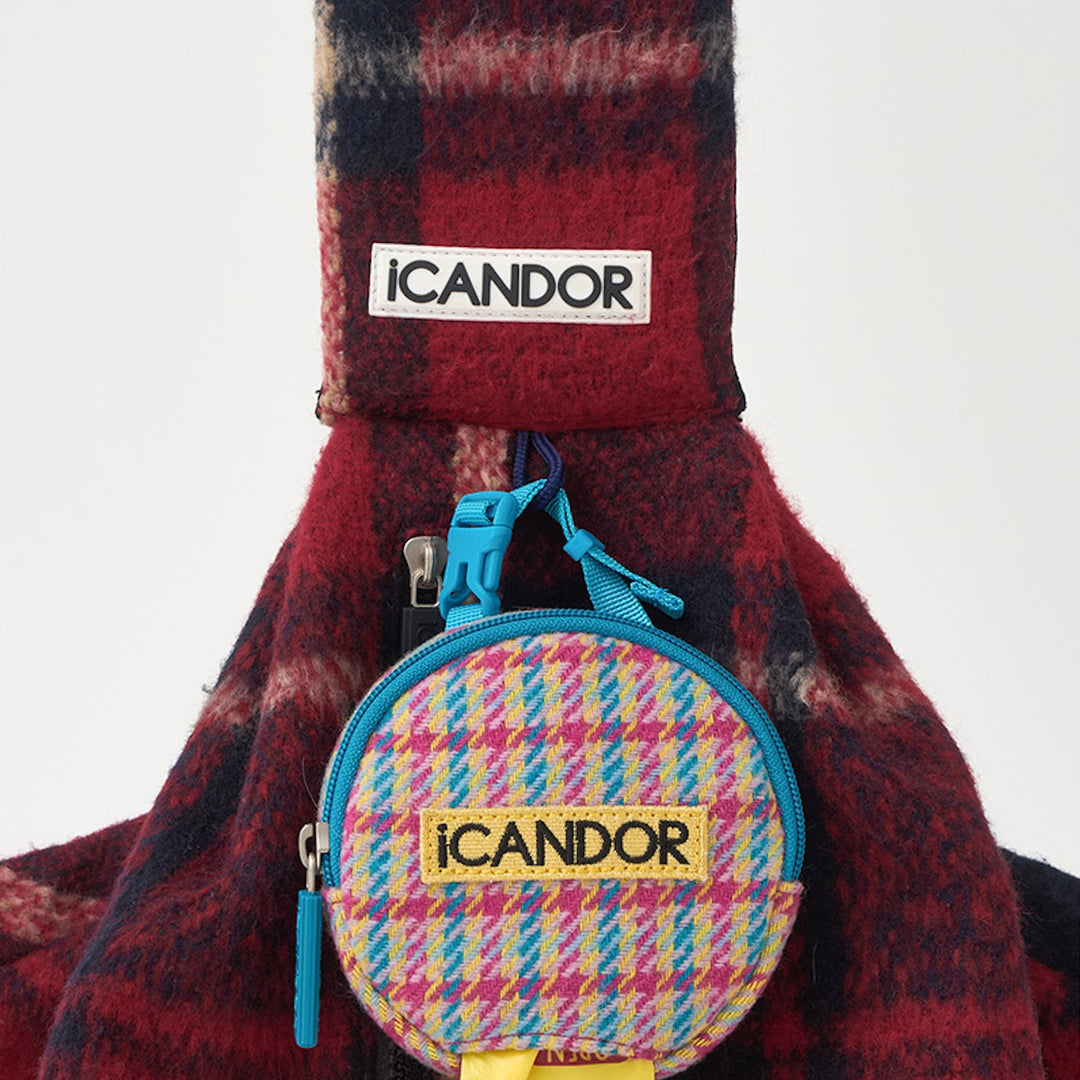 即納【iCANDOR】DUMPLING BAG（EDINBURGH CHECK）