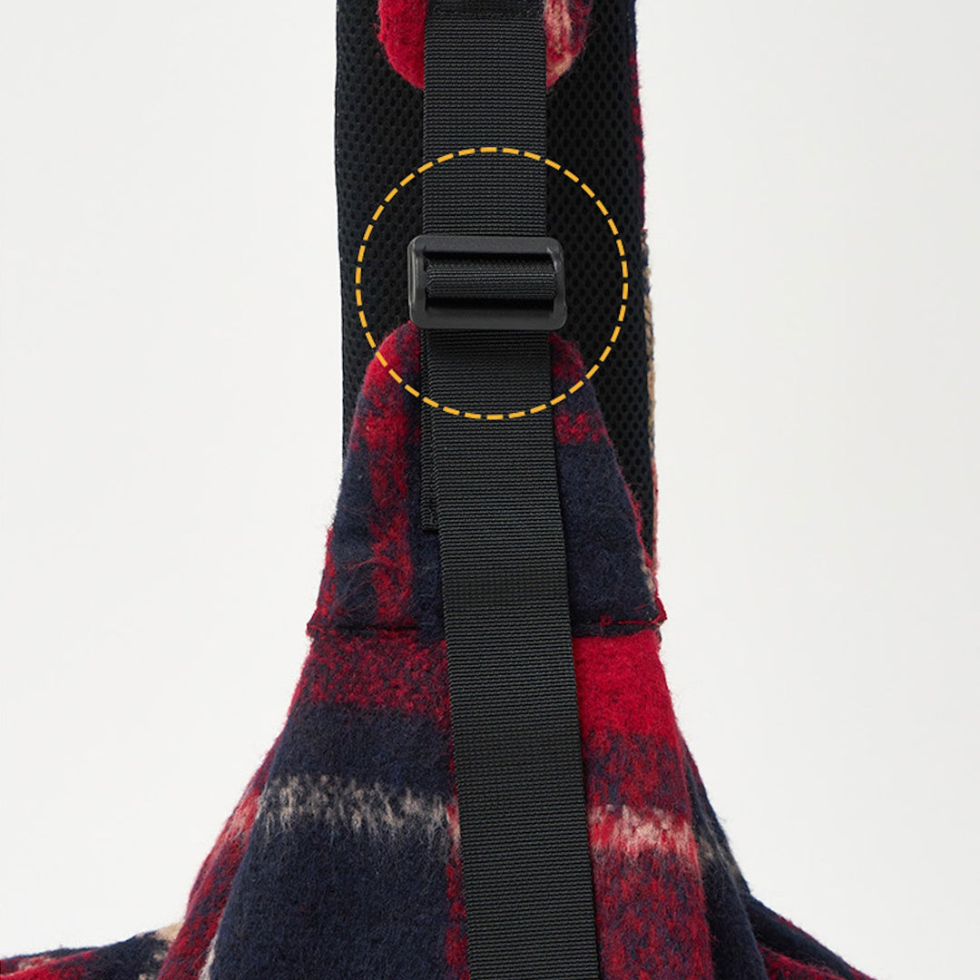 即納【iCANDOR】DUMPLING BAG（EDINBURGH CHECK）