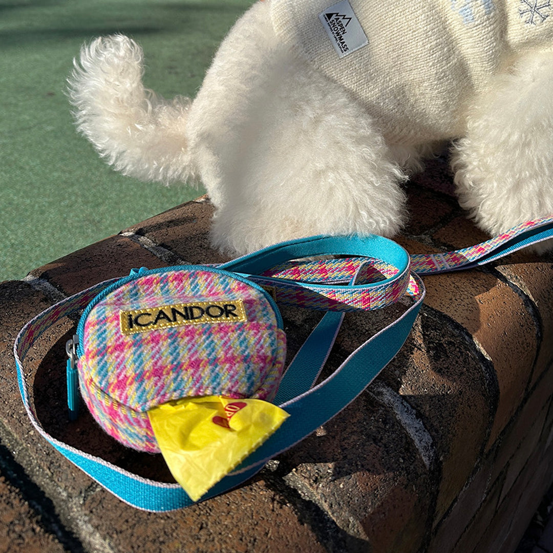 即納【iCANDOR】Gentle Collar Dual（EDINBURGH CHECK）L