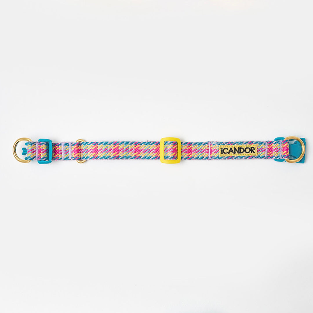 即納【iCANDOR】Gentle Collar Dual（EDINBURGH CHECK）L