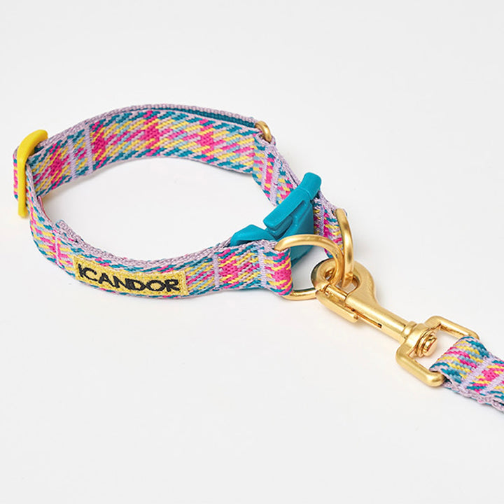 即納【iCANDOR】Gentle Collar Dual（EDINBURGH CHECK）L