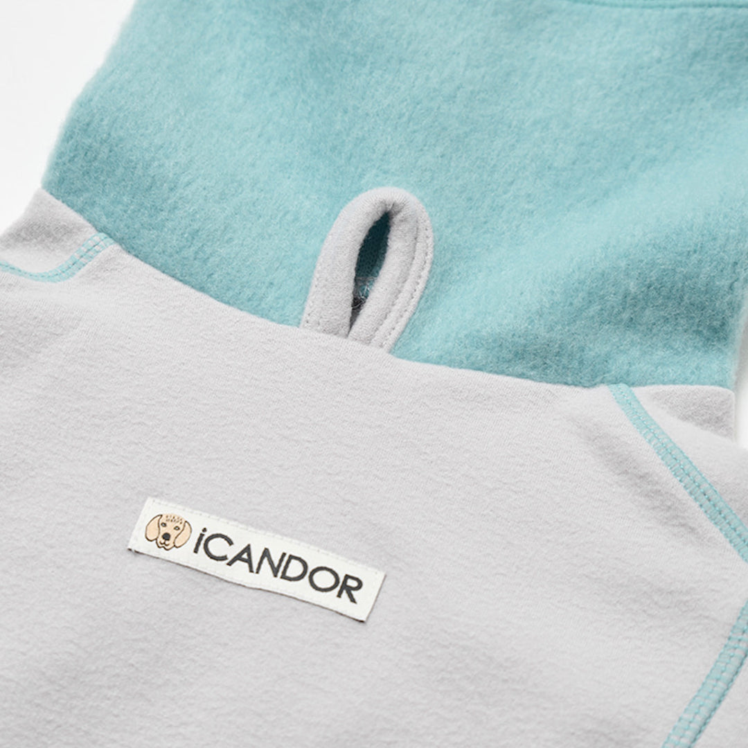 即納【iCANDOR】POLAR TWEED SNOOD TOP（GRAY）