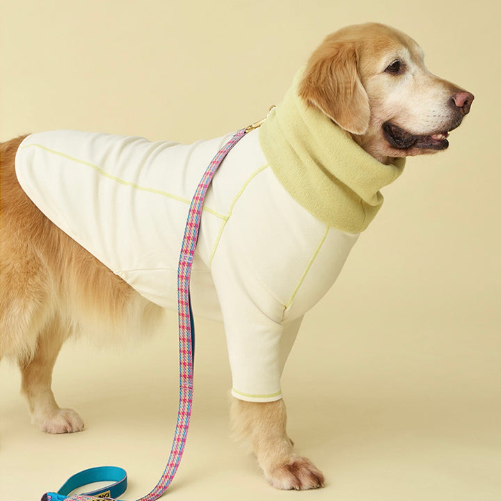 即納【iCANDOR】POLAR TWEED SNOOD TOP（CREAM）