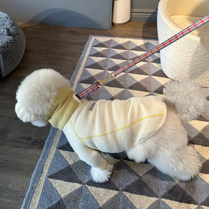 即納【iCANDOR】POLAR TWEED SNOOD TOP（CREAM）