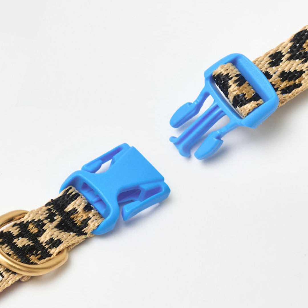 即納【iCANDOR】Gentle Collar（LEOPARD）XS-15mm