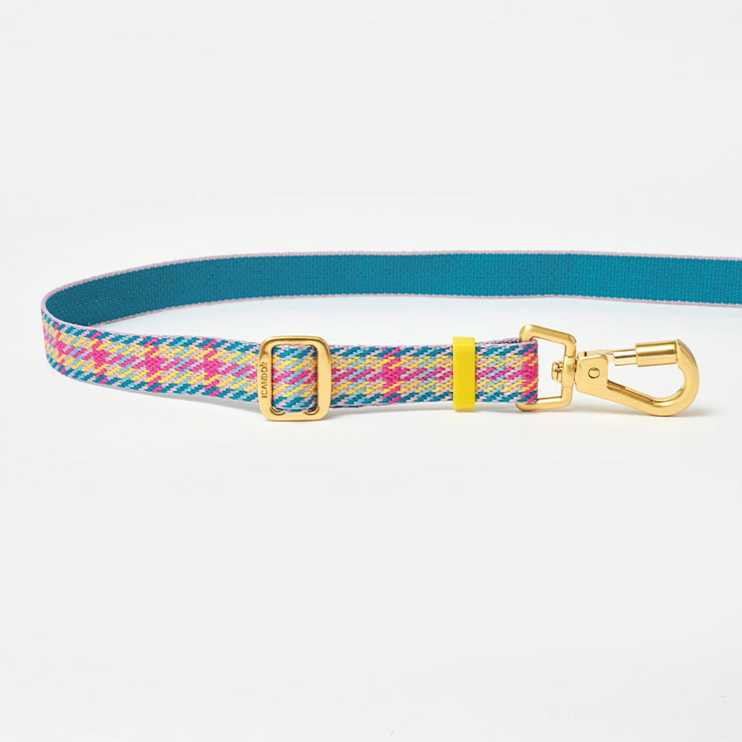 即納【iCANDOR】Gentle Leash Bolt Long（EDINBURGH CHECK）