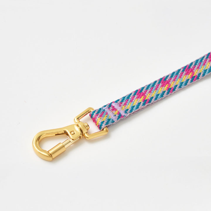 即納【iCANDOR】Gentle Leash Bolt（EDINBURGH CHECK）1.6m-15mm