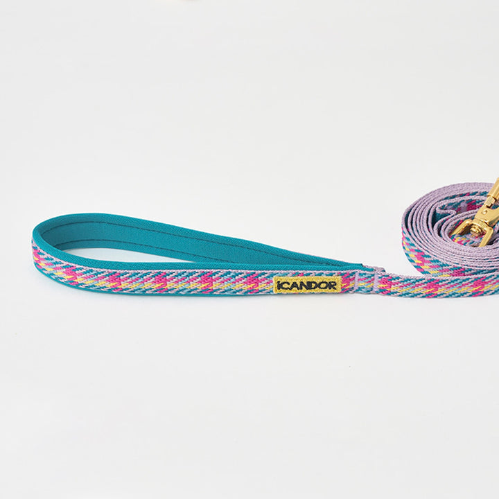 即納【iCANDOR】Gentle Leash Bolt（EDINBURGH CHECK）1.6m-15mm
