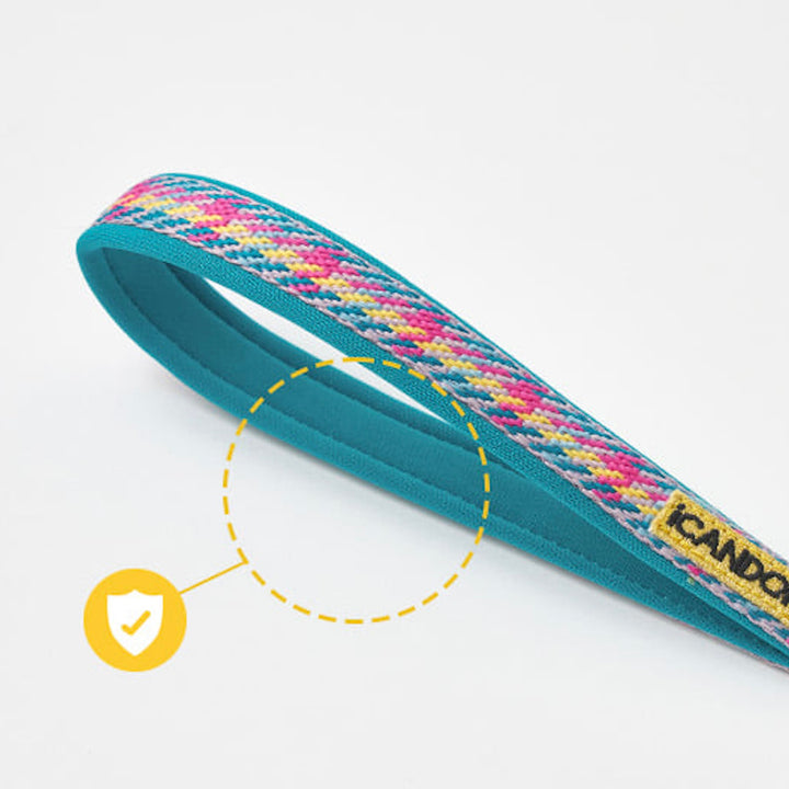 即納【iCANDOR】Gentle Leash Bolt（EDINBURGH CHECK）1.6m-15mm