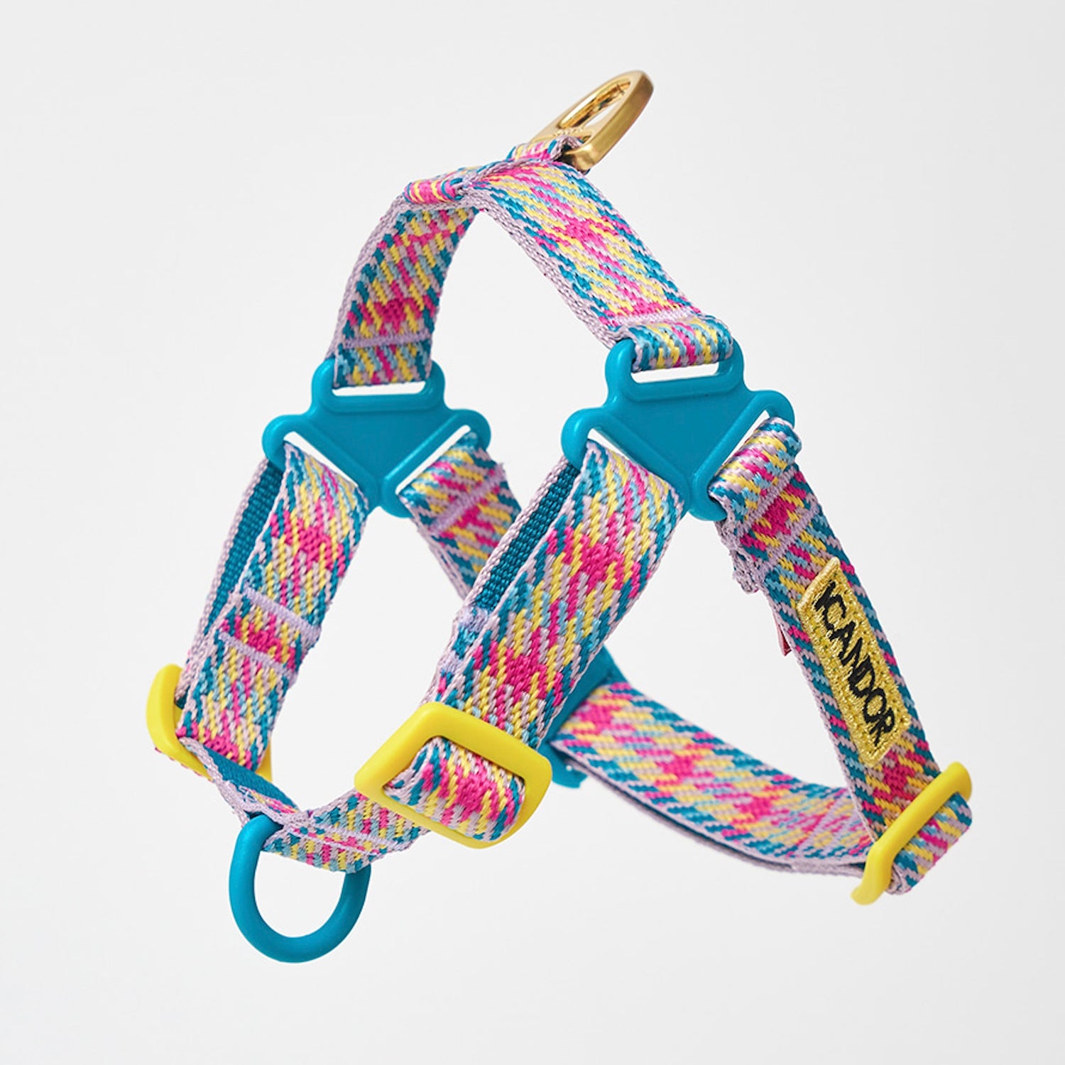 即納【iCANDOR】No-Pull Harness（EDINBURGH CHECK）