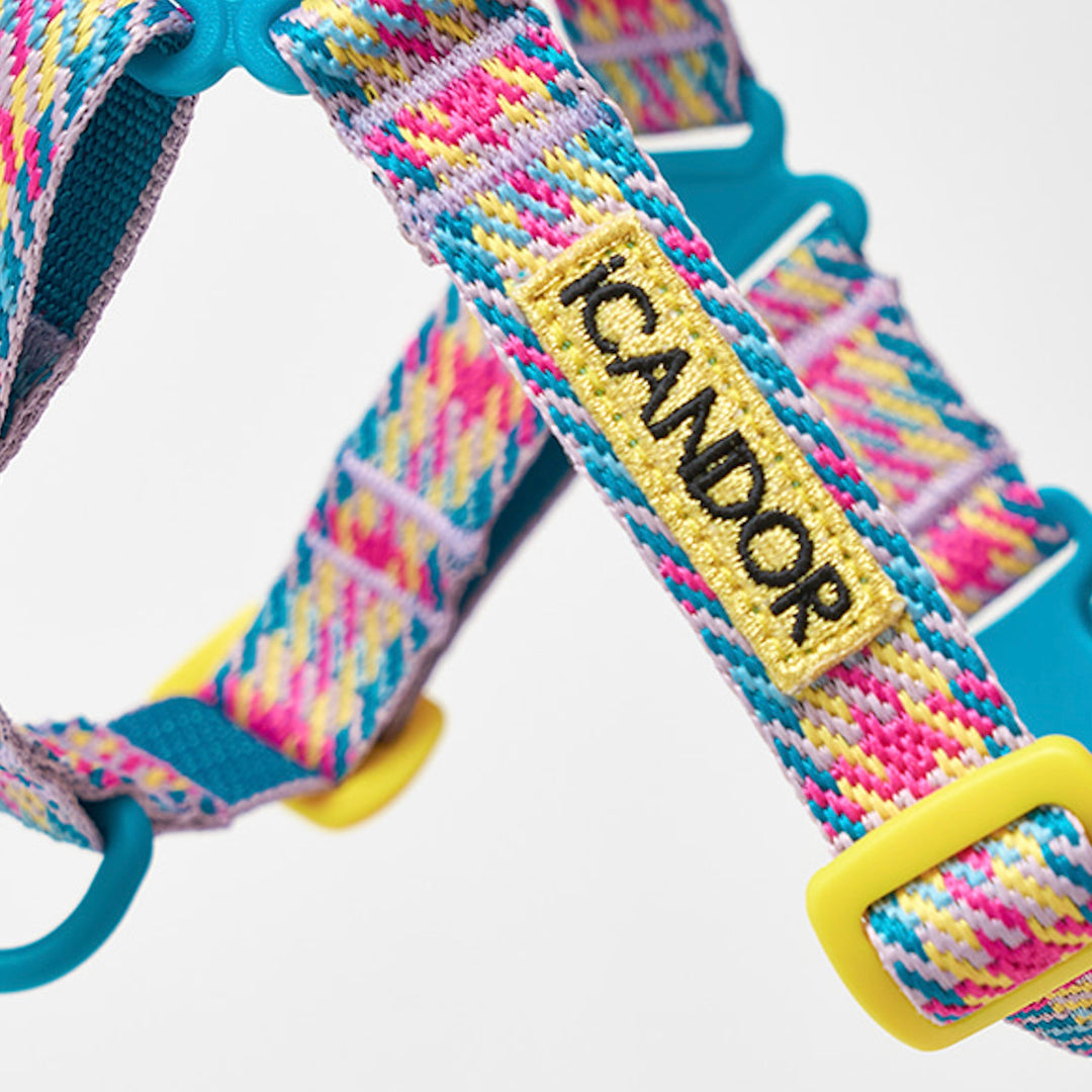 即納【iCANDOR】No-Pull Harness（EDINBURGH CHECK）