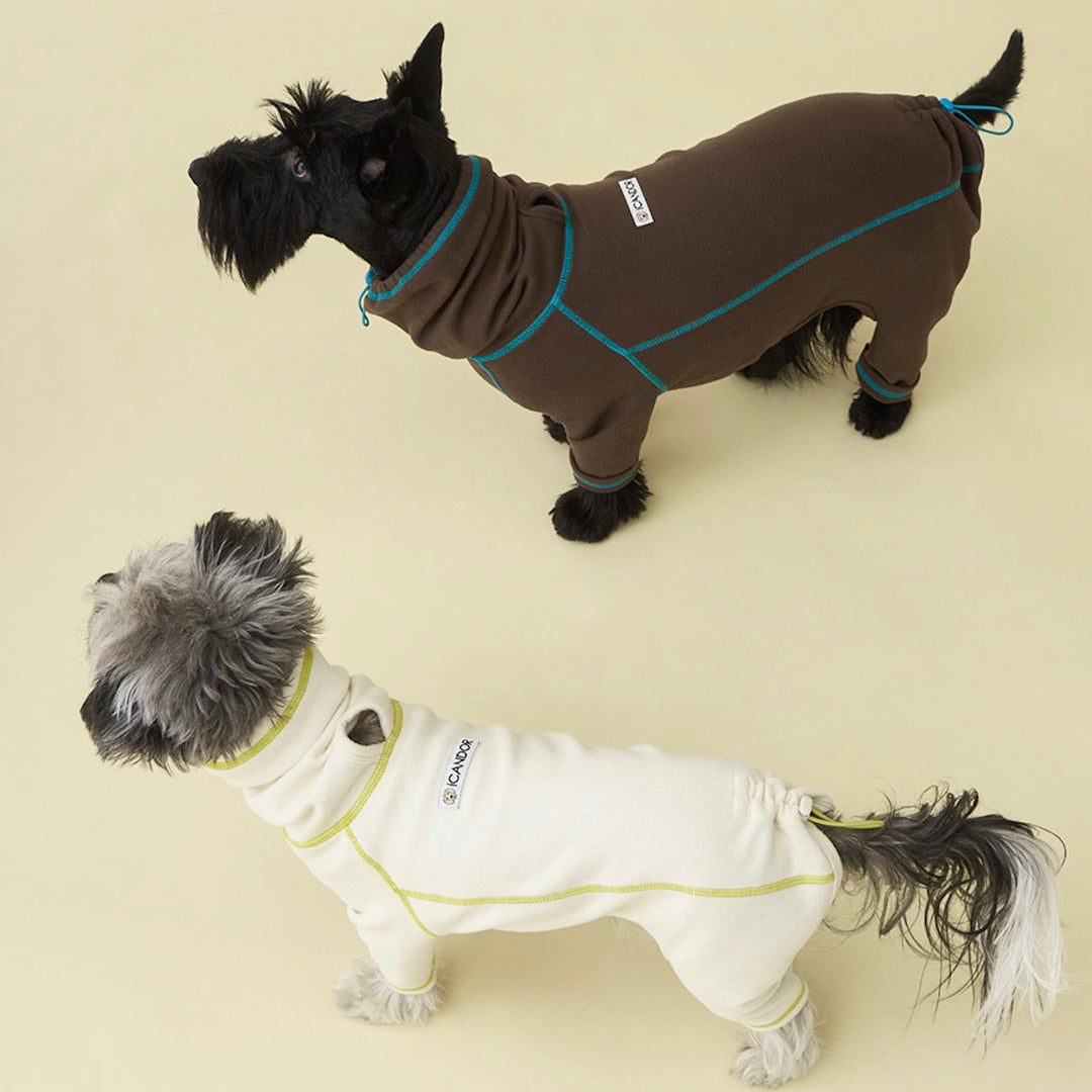 即納【iCANDOR】POLAR TWEED SNOOD SUIT（CREAM）