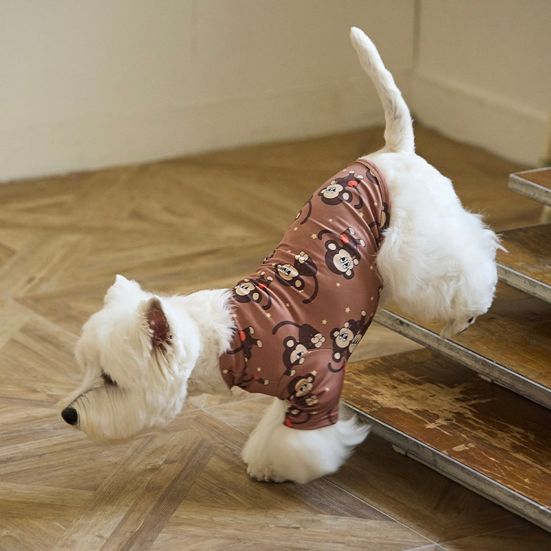 即納【andblank】Bebe Peanut Monkey AeroHeat T-Shirts