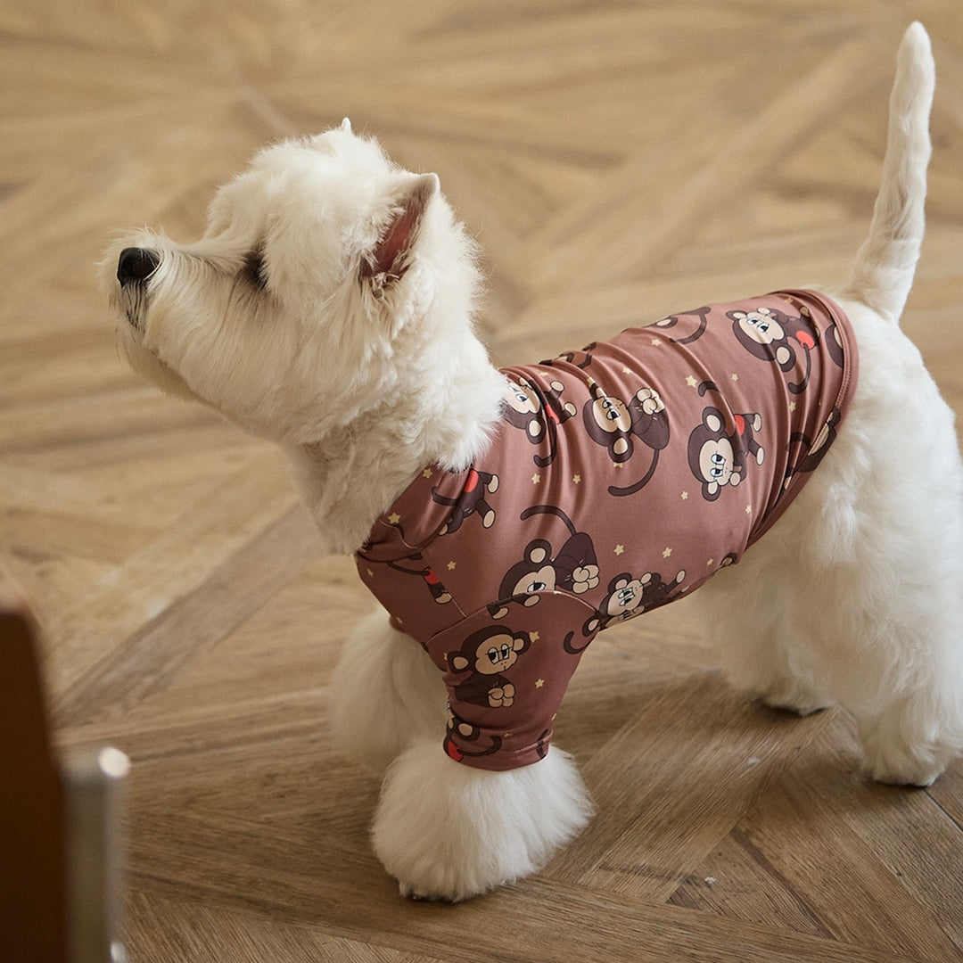 即納【andblank】Bebe Peanut Monkey AeroHeat T-Shirts