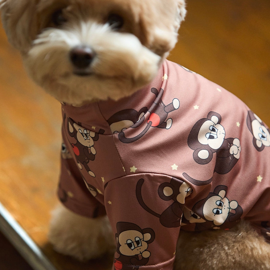 即納【andblank】Bebe Peanut Monkey AeroHeat T-Shirts