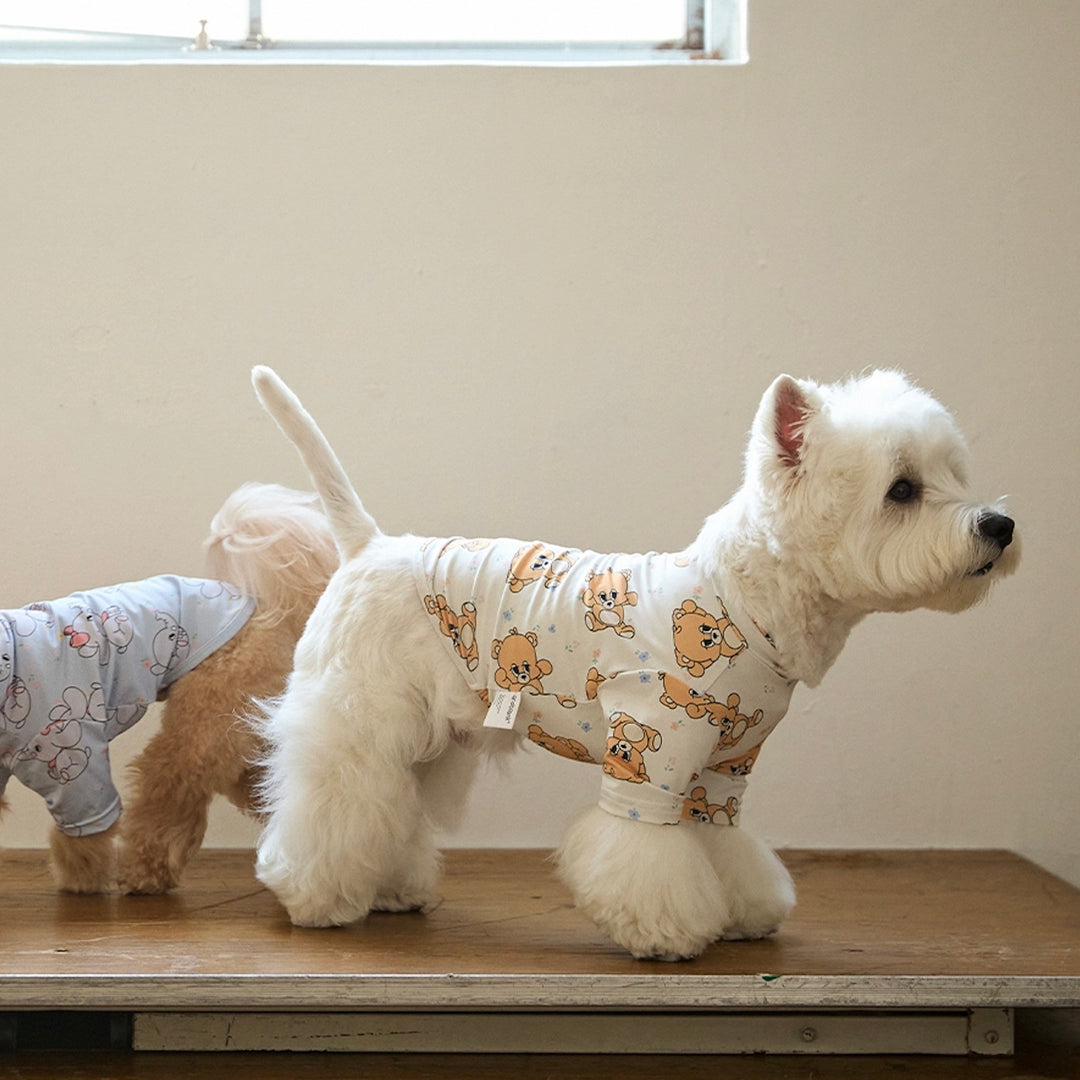 ※予約販売【andblank】Bebe Joy Bear AeroHeat T-Shirts