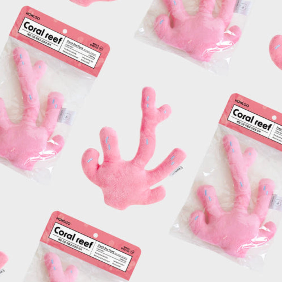 即納【HOWLPOT.】Howlgo Coral Reef Toy（Squeaky）