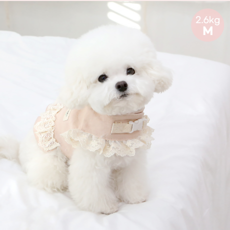 ※予約販売【ITS DOG】Organic Flora Harness (Pink)
