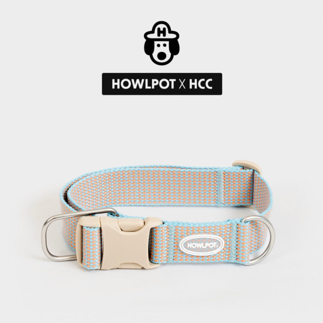 即納【HOWLPOT.】HOWL POT ×  HCC Large Club Collar（Blue）