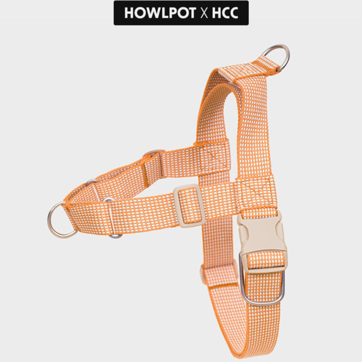 即納【HOWLPOT.】HOWL POT ×  HCC Large Club Harness（Orange）