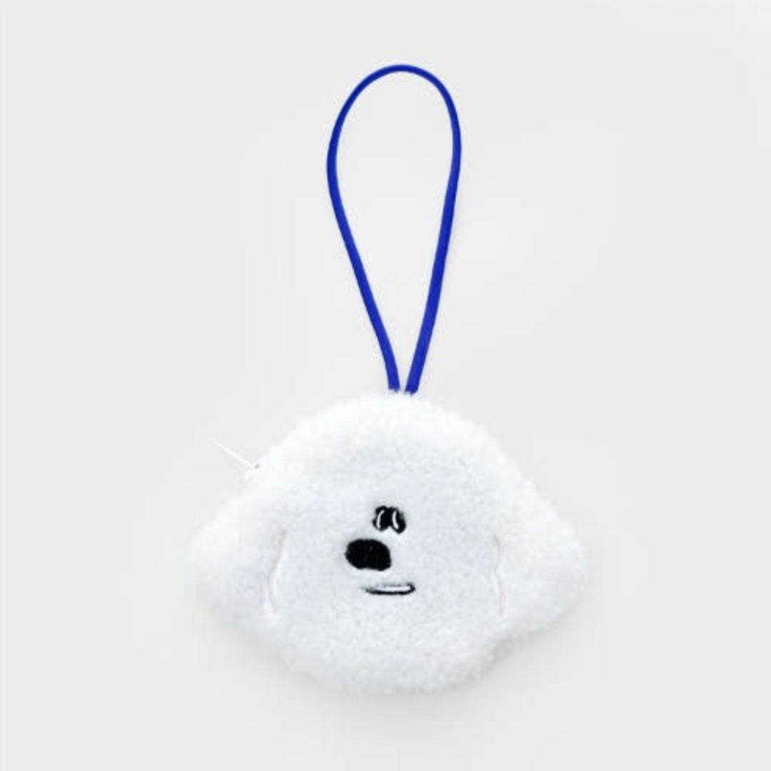 即納【HOWLPOT.】Furry Pouch（White）