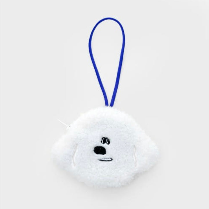 即納【HOWLPOT.】Furry Pouch（White）