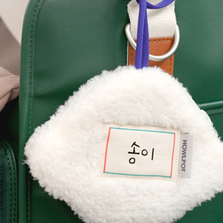 即納【HOWLPOT.】Furry Pouch（White）