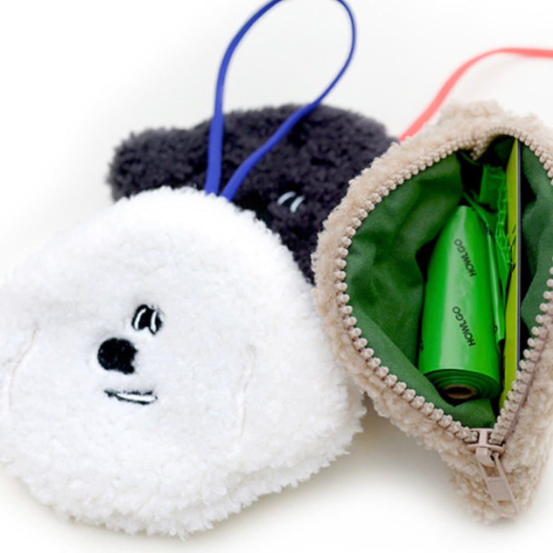 ※予約販売【HOWLPOT.】Furry Pouch（Black）