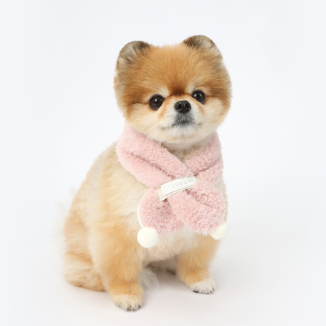 ※予約販売【ITS DOG】Snowball scarf (Pink)