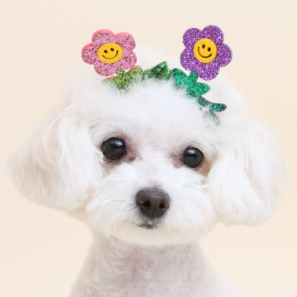 ※予約販売【ITS DOG】mini daisy hairpin