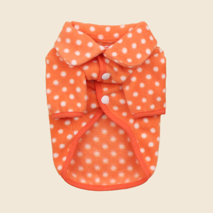 ※予約販売【CRR】Dot Fang Round Collar Fleece（Orange）